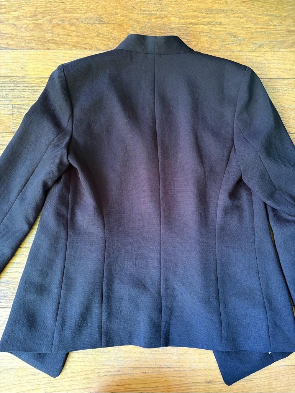 Babaton Black Collarless Open-Front Blazer - Picture 8 of 10